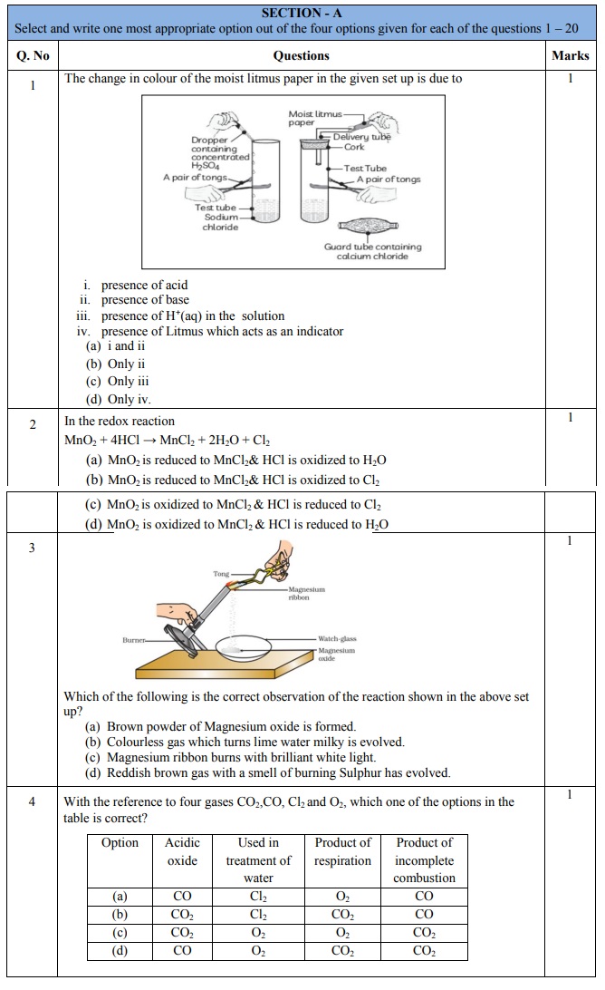  Download CBSE Class 10 Sample Paper And Marking Scheme 2022 23 